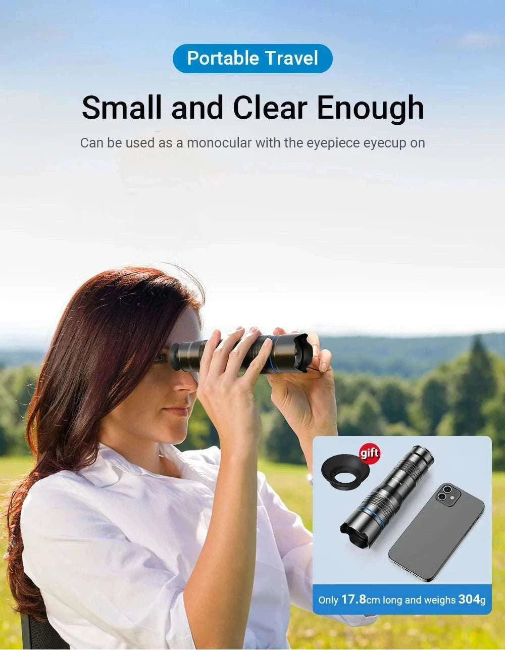 20-40x Zoom Smartphone Telephoto Lens with Tripod Kit-zoom lens kit