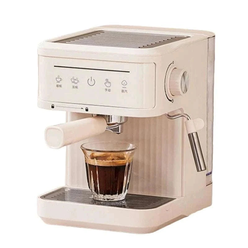 20 Bar Espresso Coffee Machine with Milk Frother & Dual Cup Brewing-200742black / China Mainland / US