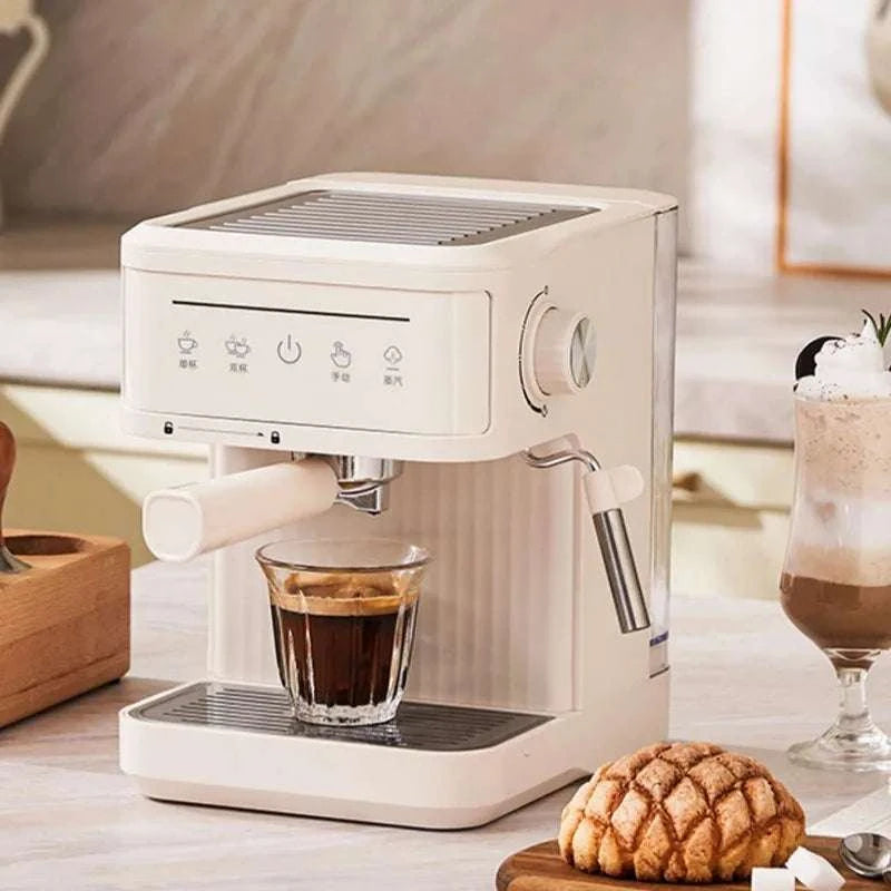 20 Bar Espresso Coffee Machine with Milk Frother & Dual Cup Brewing-200742black / China Mainland / US