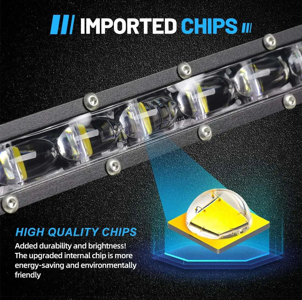 20 Inch 6D Slim LED Light Bar 6500K IP68-50inch 6000K