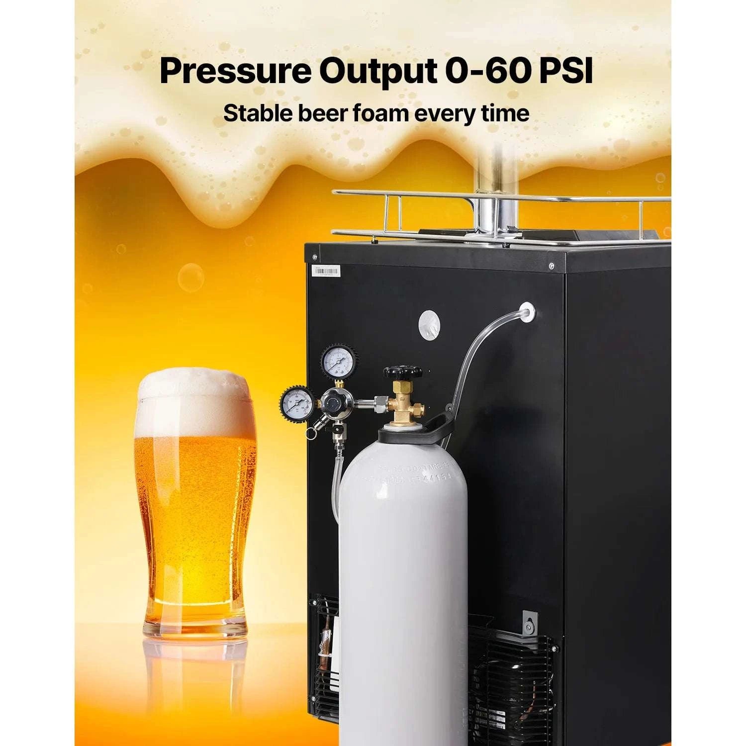 20 lb Aluminum CO2 Tank with CGA320 Valve for Beer & Beverage Use-20lbs 1800 psi / United States