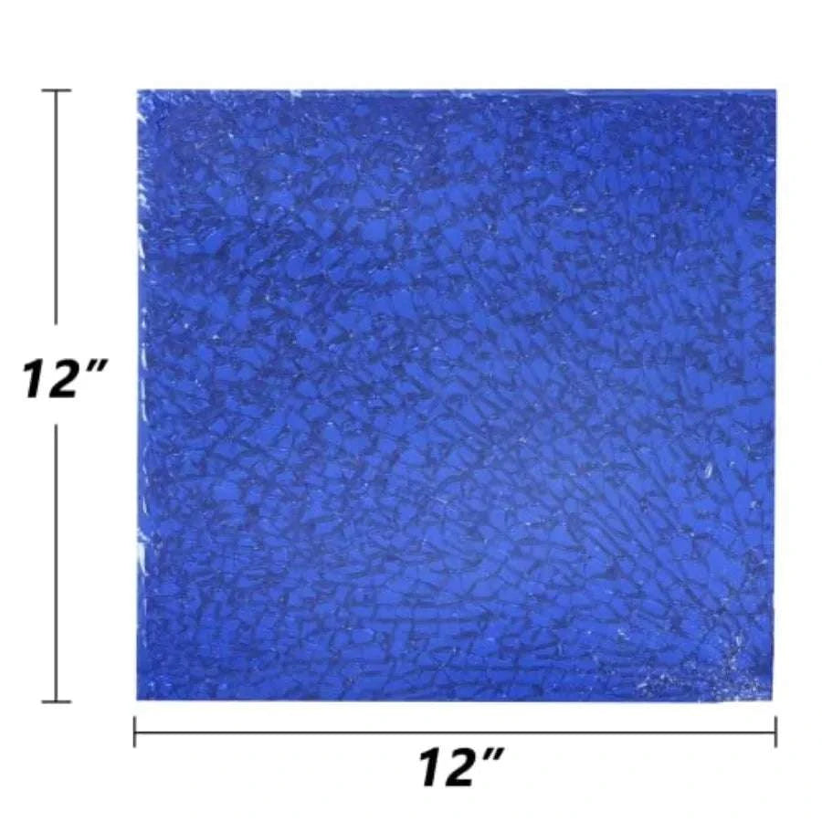 20 lb Reflective Fire Glass 1/2-Inch for Propane Fire Pit-United States / CobaltBlue
