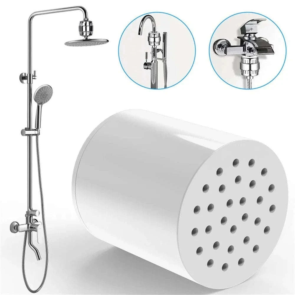 20 Stage Shower Filter Replacement Cartridges for Hard Water (6 Pack)-2PCS / United States