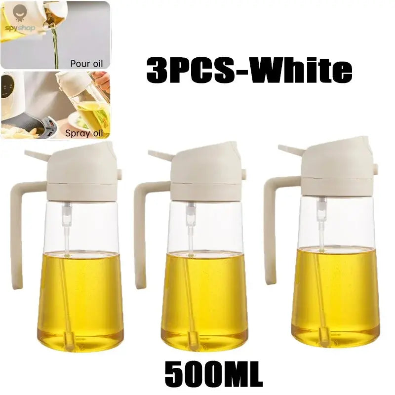 200/300/500ml Oil Spray Bottle BBQ Cooking Olive Oil Sprayer Kitchen Baking Oil Spray Empty Bottle Vinegar Bottle oil brush Spy-shop.com
