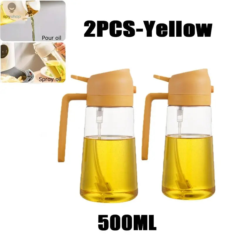 200/300/500ml Oil Spray Bottle BBQ Cooking Olive Oil Sprayer Kitchen Baking Oil Spray Empty Bottle Vinegar Bottle oil brush Spy-shop.com