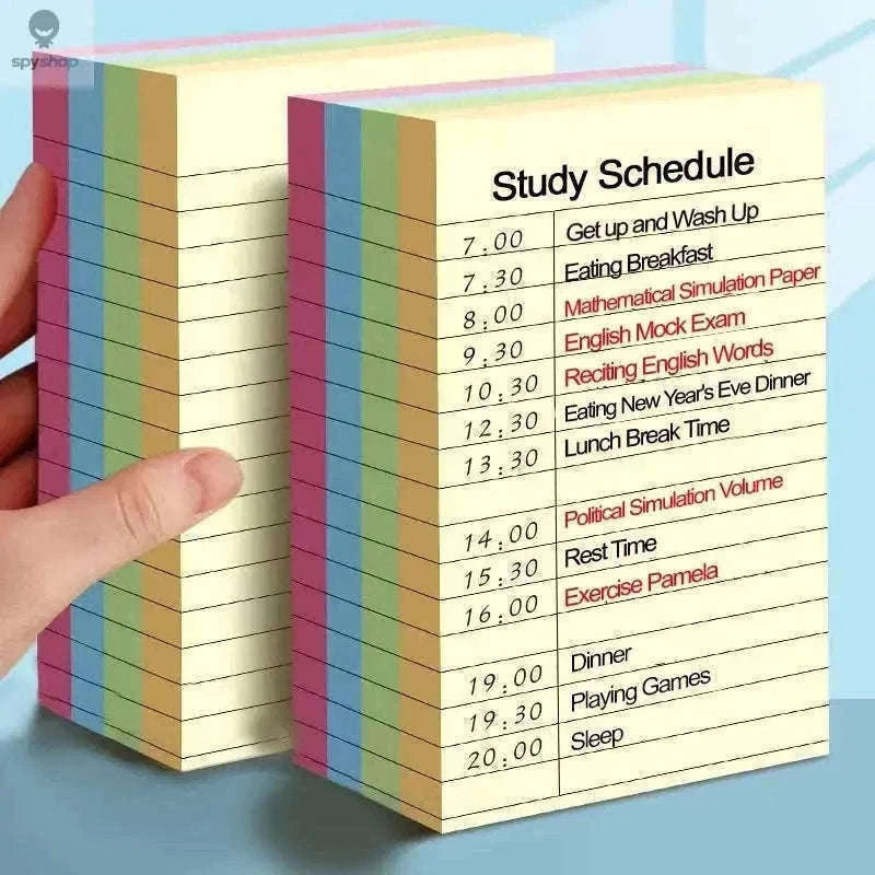 200-Sheet Line Sticky Notes with 4 Color Coding-Large 200 sheets