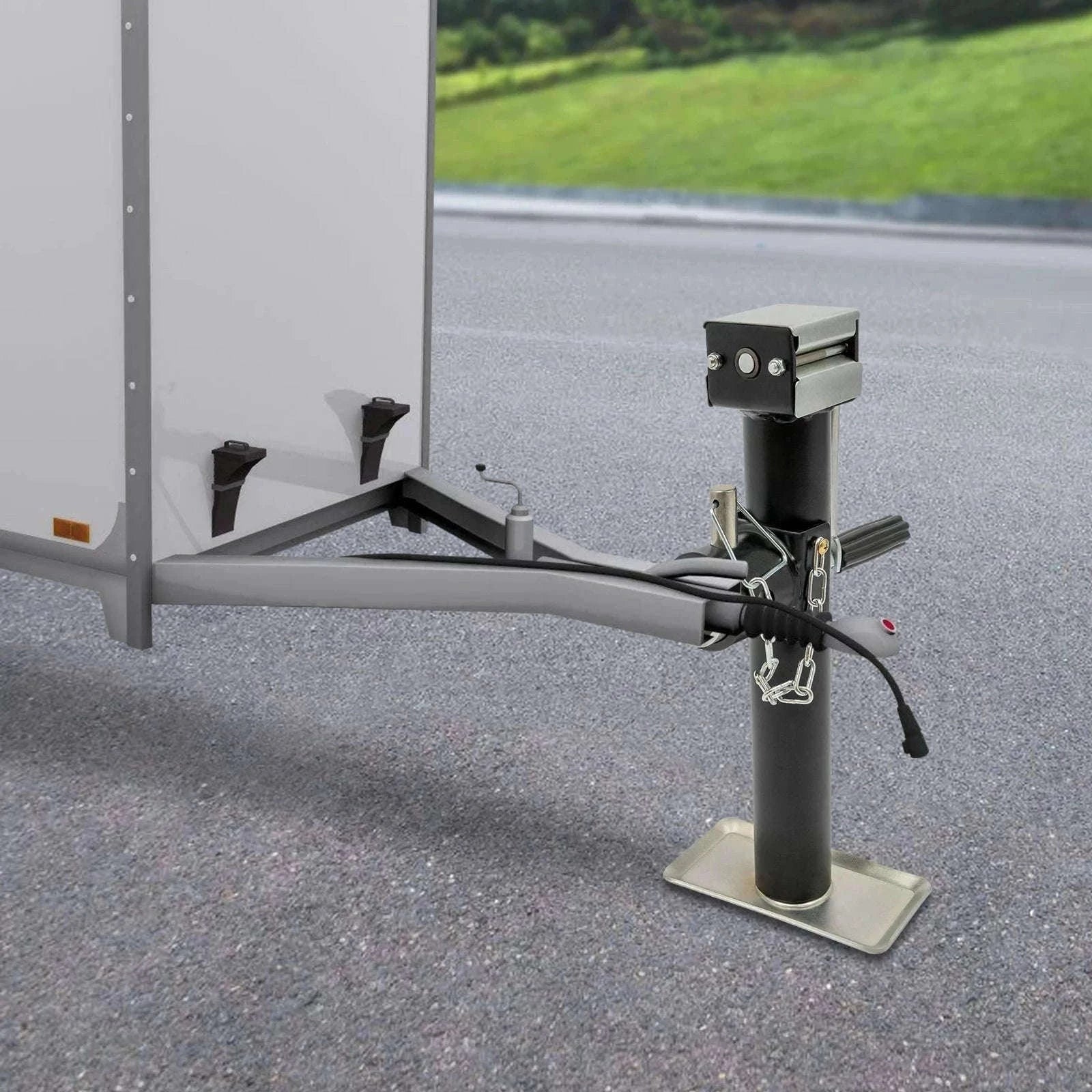 2000 lbs Weld-On Trailer Jack with Support Base-spain