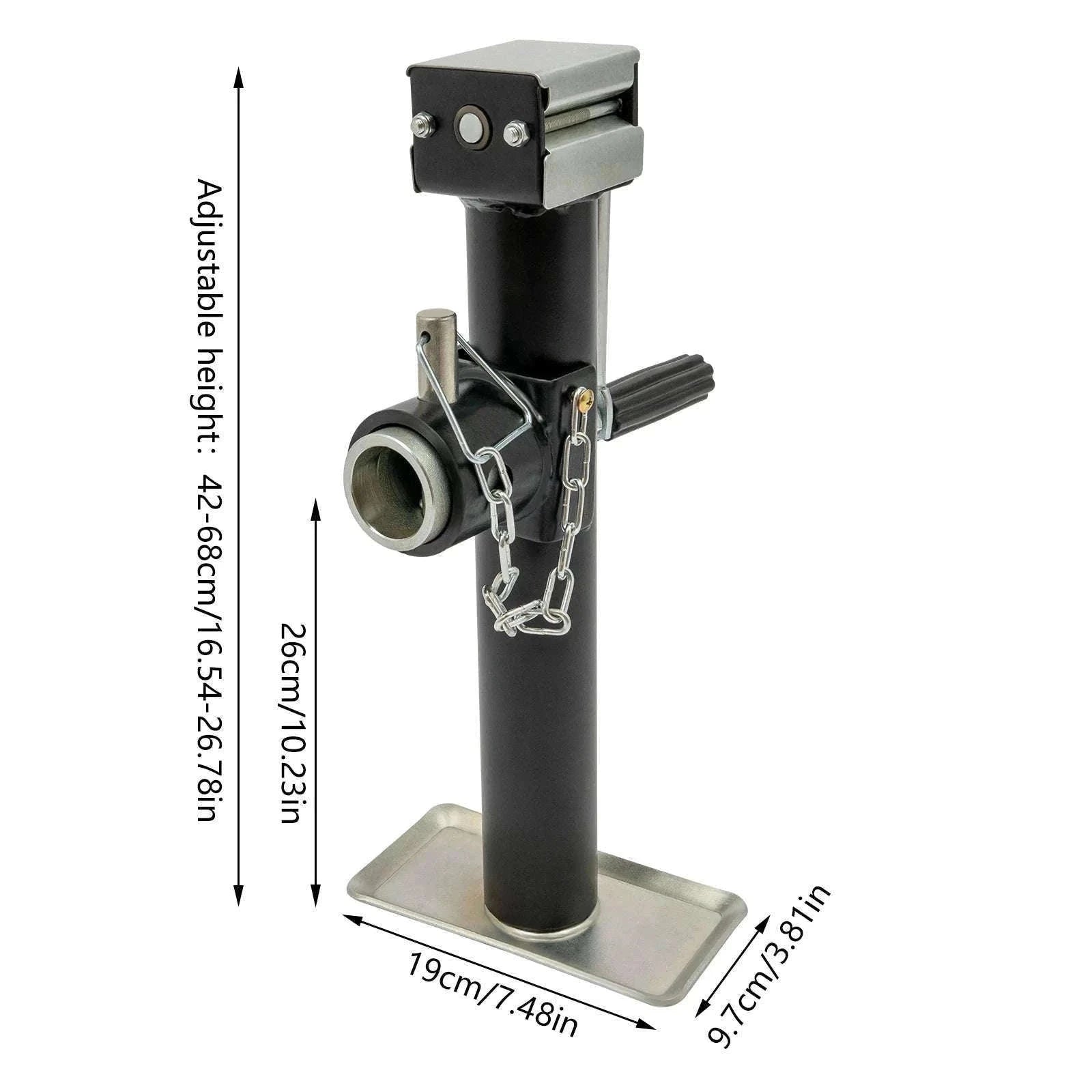 2000 lbs Weld-On Trailer Jack with Support Base-spain
