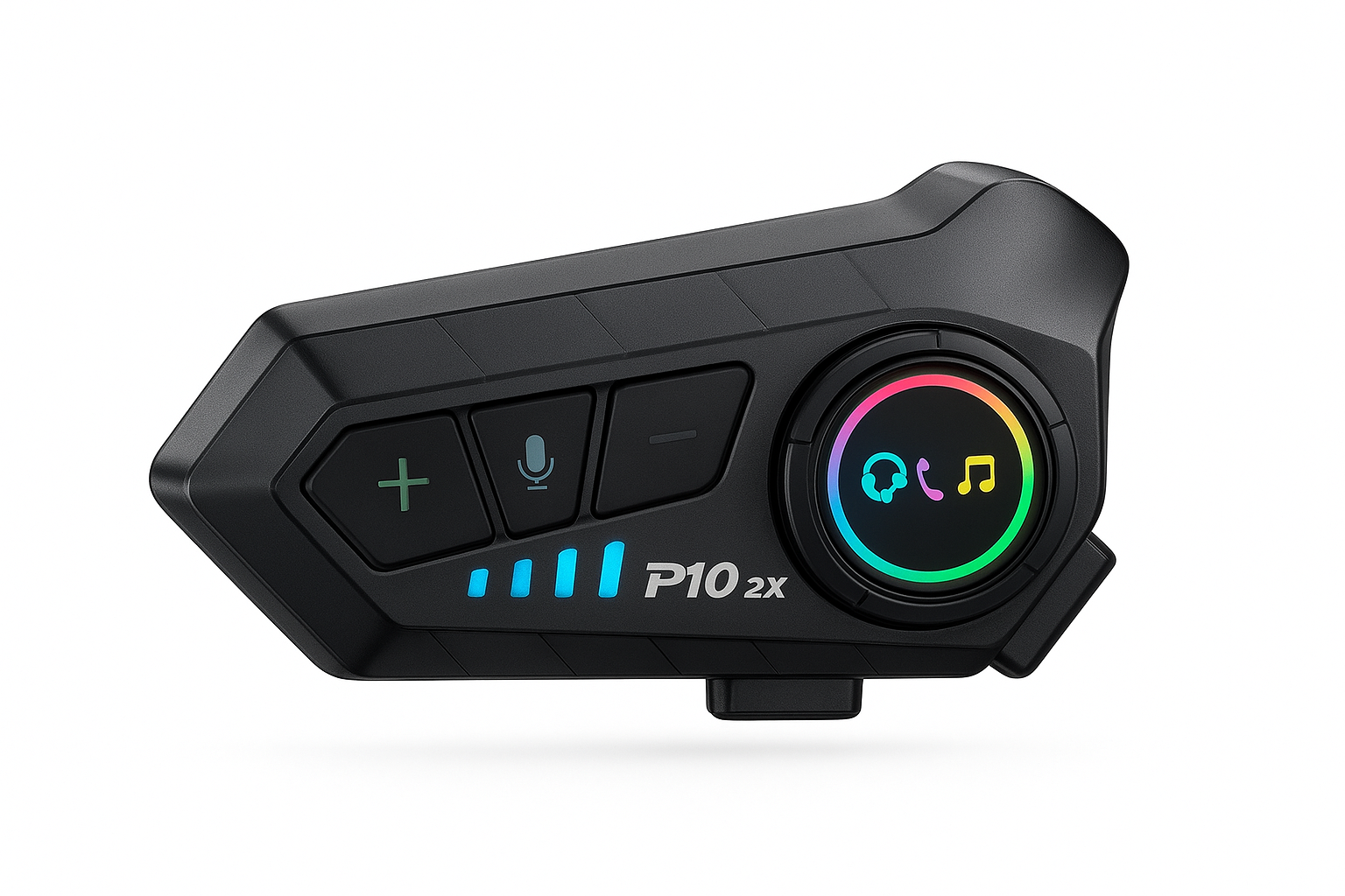 Bluetooth Motorhelm Intercom V5.3 met 2000mAh Batterij
