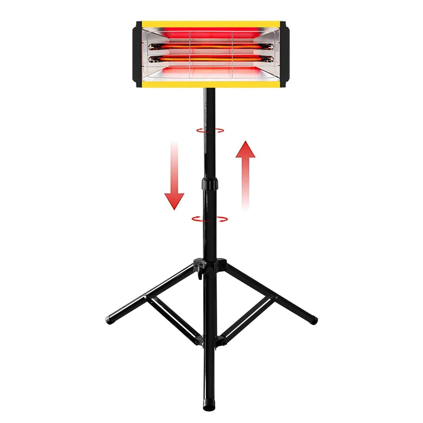 2000W Infrared Paint Curing Lamp with Adjustable Bracket-ZJ-SC-002 / 220V EU / GERMANY