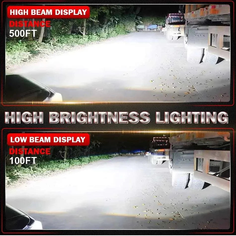 2000W LED Headlight Bulb 6000K Canbus H7 H4 H11 9005 9006-6000K Cold White / 9006/HB4