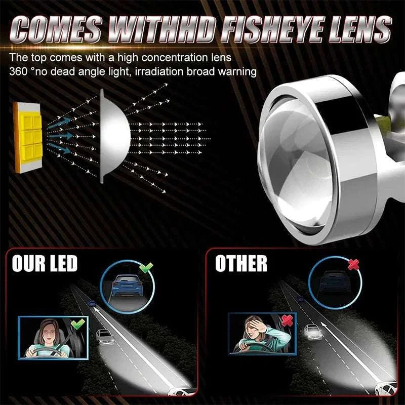 2000W LED Headlight Bulb 6000K Canbus H7 H4 H11 9005 9006-6000K Cold White / 9006/HB4