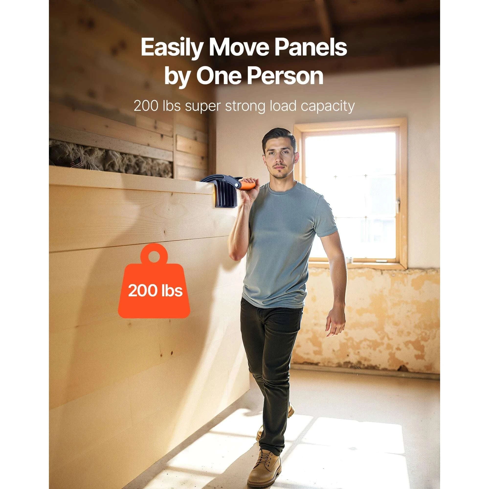 200lb Panel Carrier for Drywall & Plywood with Non-Slip Grip-1Pc / United States