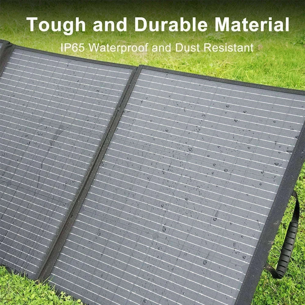 200W Foldable Solar Panel Charger for Camping & Backup Power-200W 18V / United States