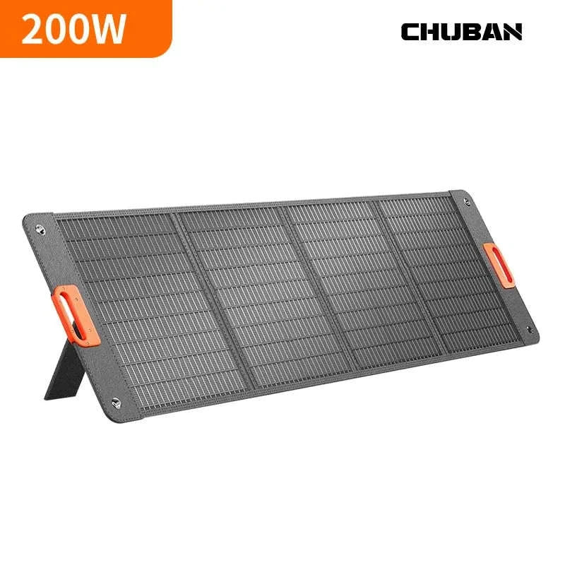 200W Foldable Solar Panel for Outdoor Charging-200W / United States
