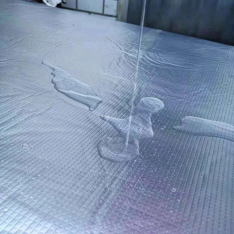 200x50cm Car Sound Deadening Mat Aluminum Foil Closed Cell Foam 5/7/10mm-7mm 200x50cm