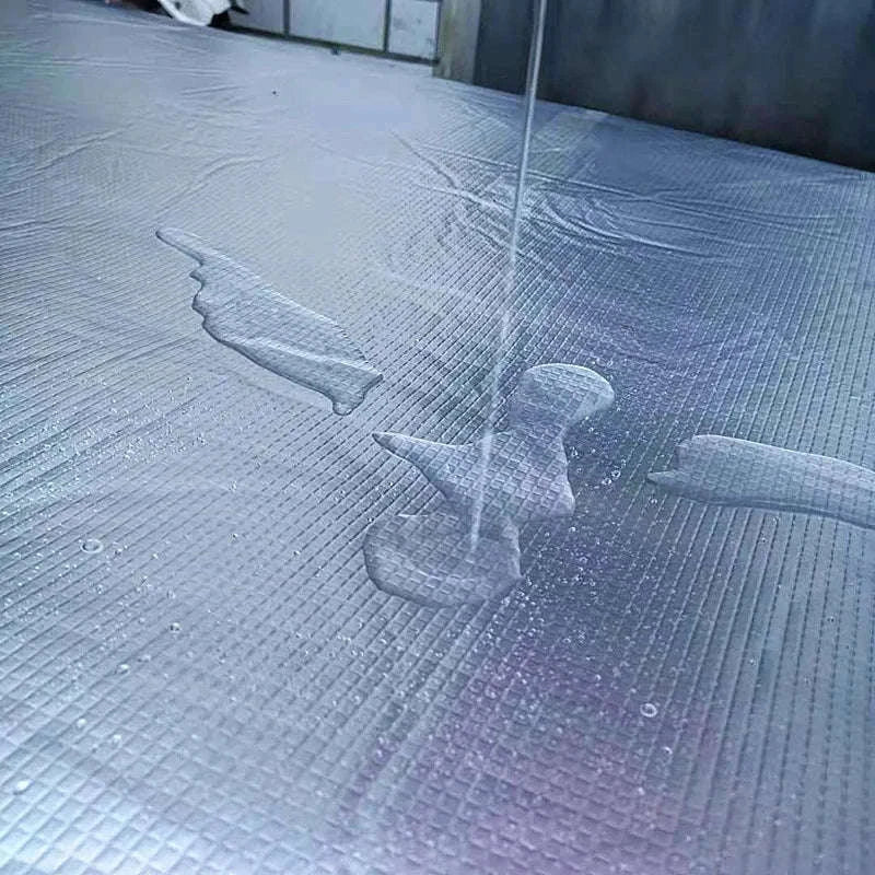 200x50cm Car Sound Deadening Mat Aluminum Foil Closed Cell Foam 5/7/10mm-7mm 200x50cm