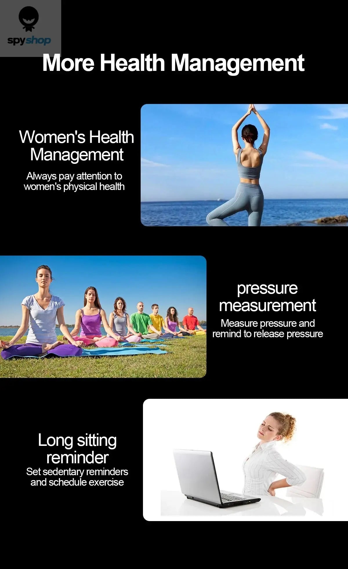 2024 New Medical Grade Smart Watch Blood Sugar Blood Lipid Uric Acid ECG+PPG Body Temperature Bluetooth Call Health Smartwatch Spy-shop.com