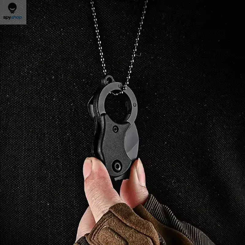 2024 New Outdoor Folding Knife EDC Key Fox Claw Box Cutter Necklace Knife Camping Portable Self-defense Pocket Knife