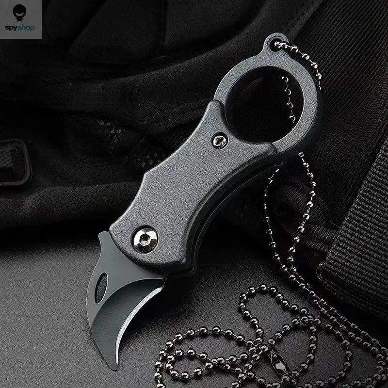 2024 New Outdoor Folding Knife EDC Key Fox Claw Box Cutter Necklace Knife Camping Portable Self-defense Pocket Knife