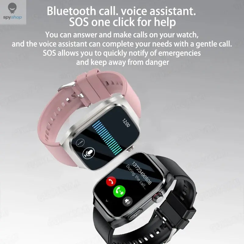 2024 New Uric Acid Blood Fat Smart Watch Men Blood Sugar ECG+PPG Blood Pressure Bluetooth Call Sports for Xiaomi Health Watch Spy-shop.com