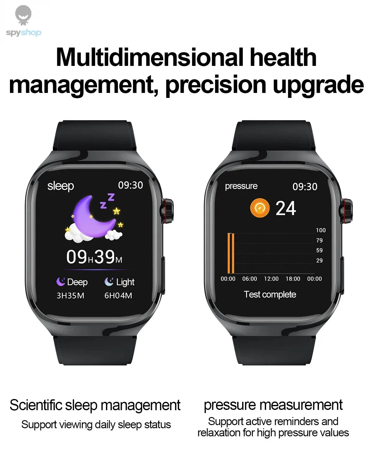 2024 New Uric Acid Blood Fat Smart Watch Men Blood Sugar ECG+PPG Blood Pressure Bluetooth Call Sports for Xiaomi Health Watch Spy-shop.com