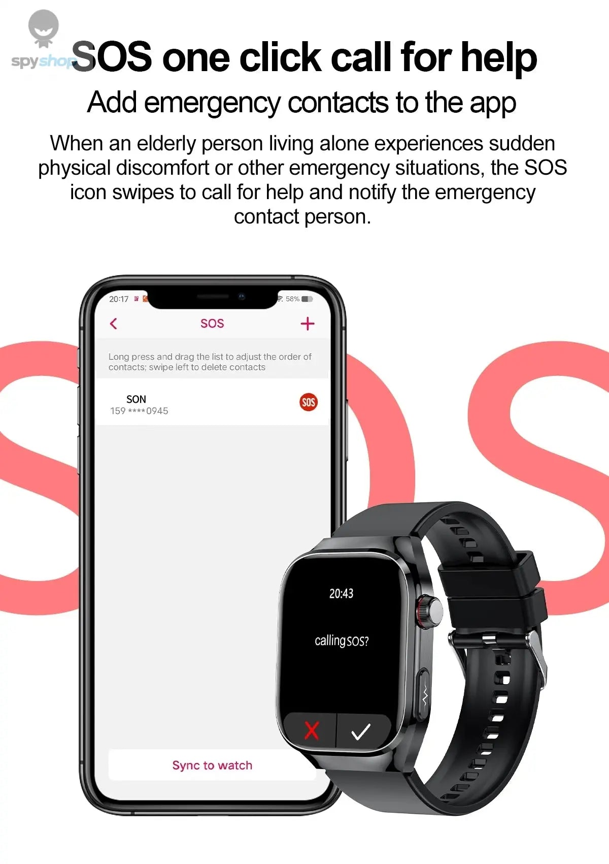 2024 New Uric Acid Blood Fat Smart Watch Men Blood Sugar ECG+PPG Blood Pressure Bluetooth Call Sports for Xiaomi Health Watch Spy-shop.com