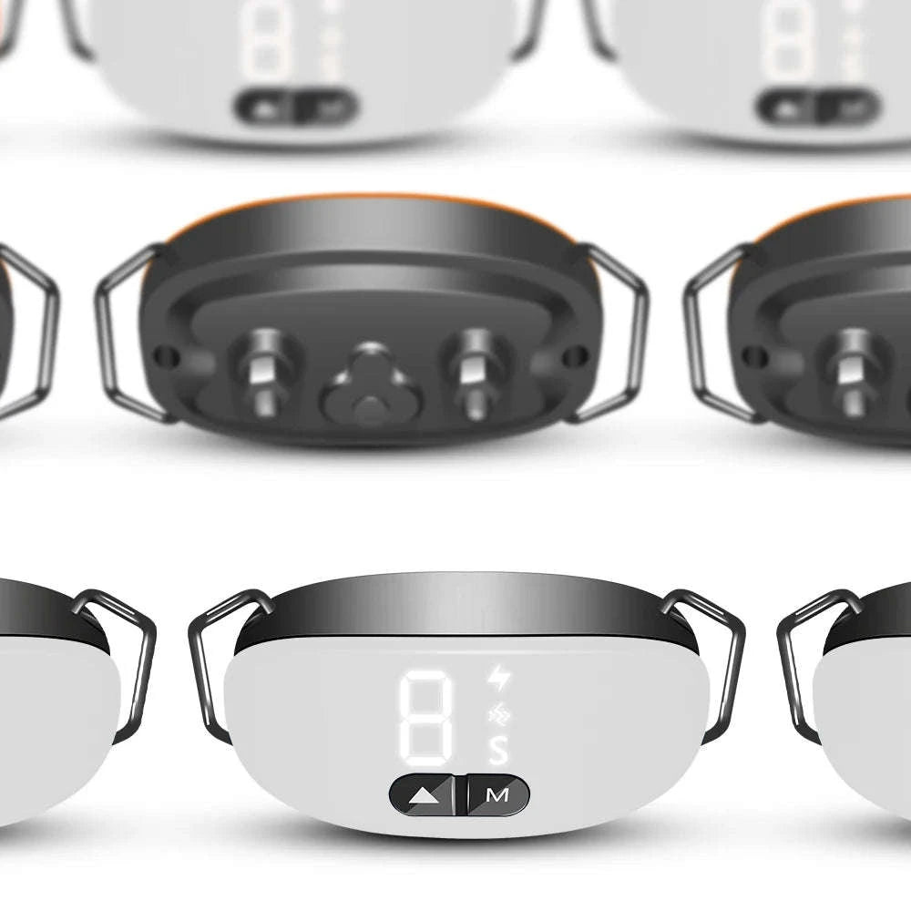 2024 Rechargeable Smart Dog Bark Collar-WHITE