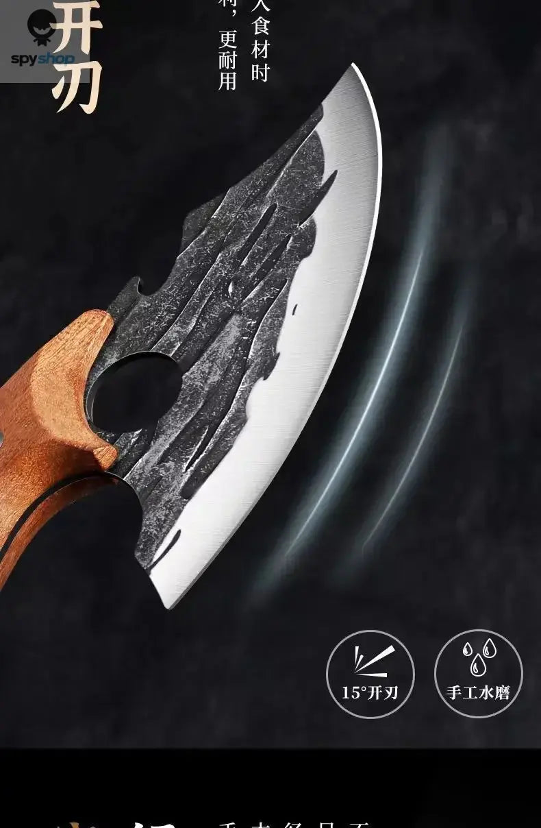 2024new Outdoor Pick Bones Dedicated Knife Hand-Forged Meat Cutting Knife Slaughter Professional Meat Selling Knife