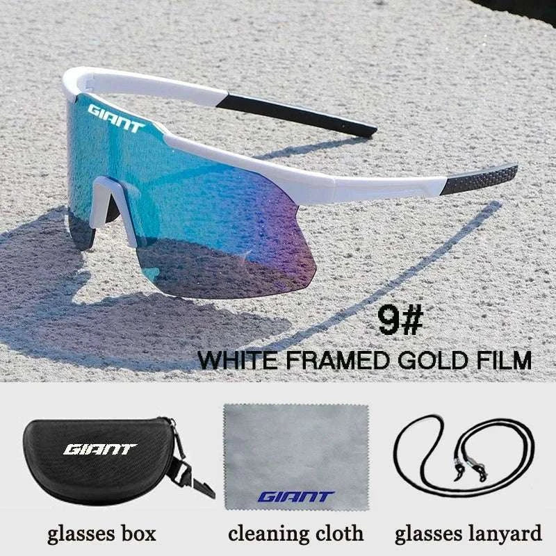 2025 Giant Cycling Glasses UV400 Anti-Fog Sports Sunglasses-C8-with-box / China Mainland