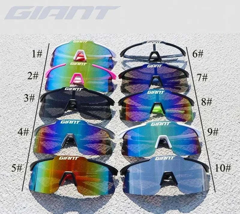 2025 Giant Cycling Glasses UV400 Anti-Fog Sports Sunglasses-C8-with-box / China Mainland