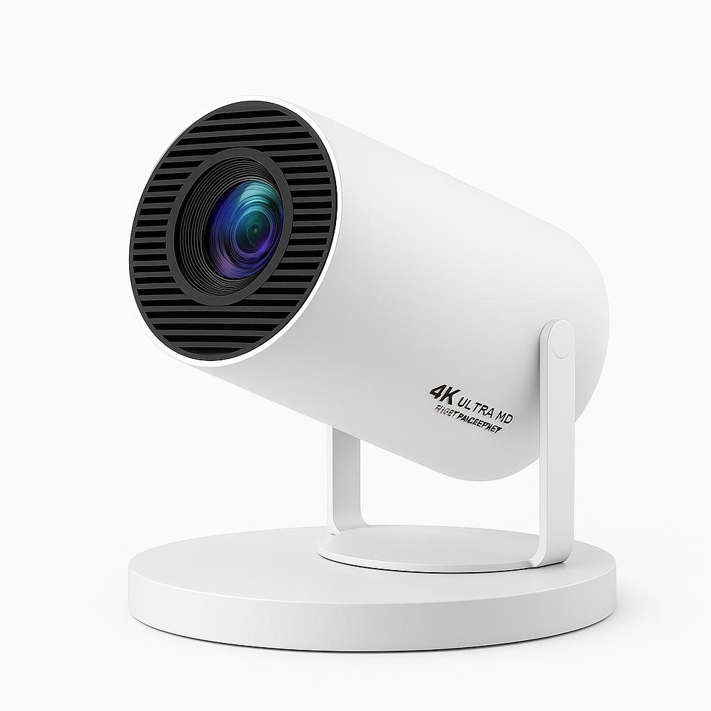 Proyector HY300 2026 4K Android 11 WiFi6 290ANSI Allwinner H713 BT5.0 1080P 1280*720P Cine Exterior Portátil Proyectores 