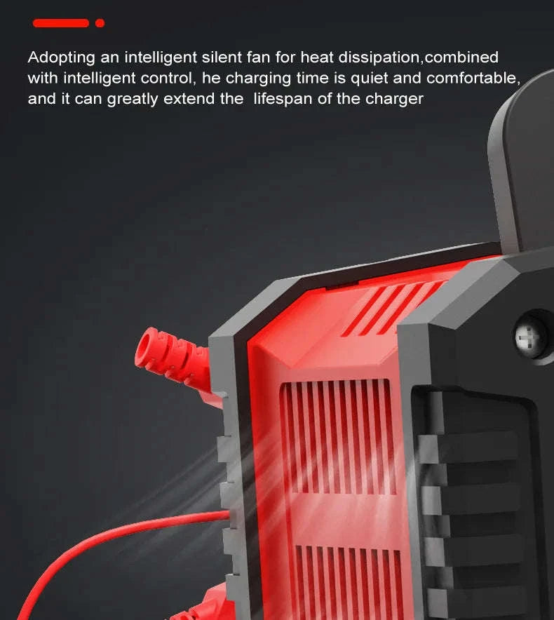 20A/10A Smart Car & Motorcycle Battery Charger 12V/24V-20A 10A red