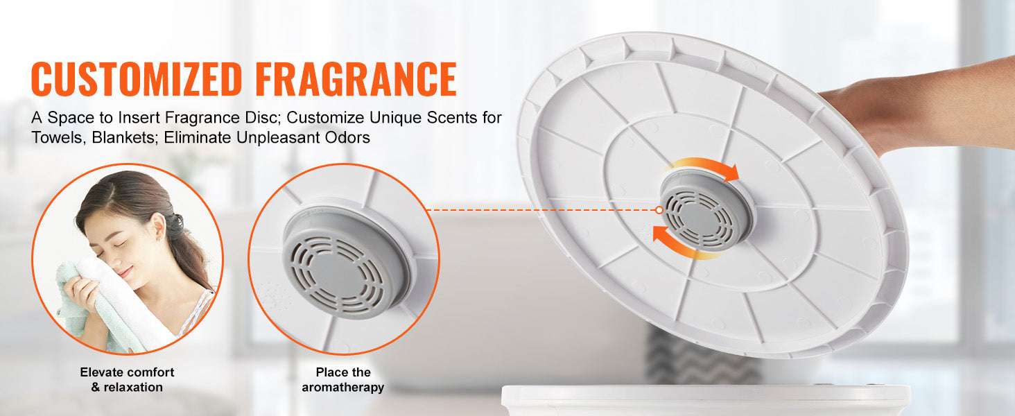 20L Large Towel Warmer Bucket with Timer, LED Display & Child Lock-Indicator Lights / United States