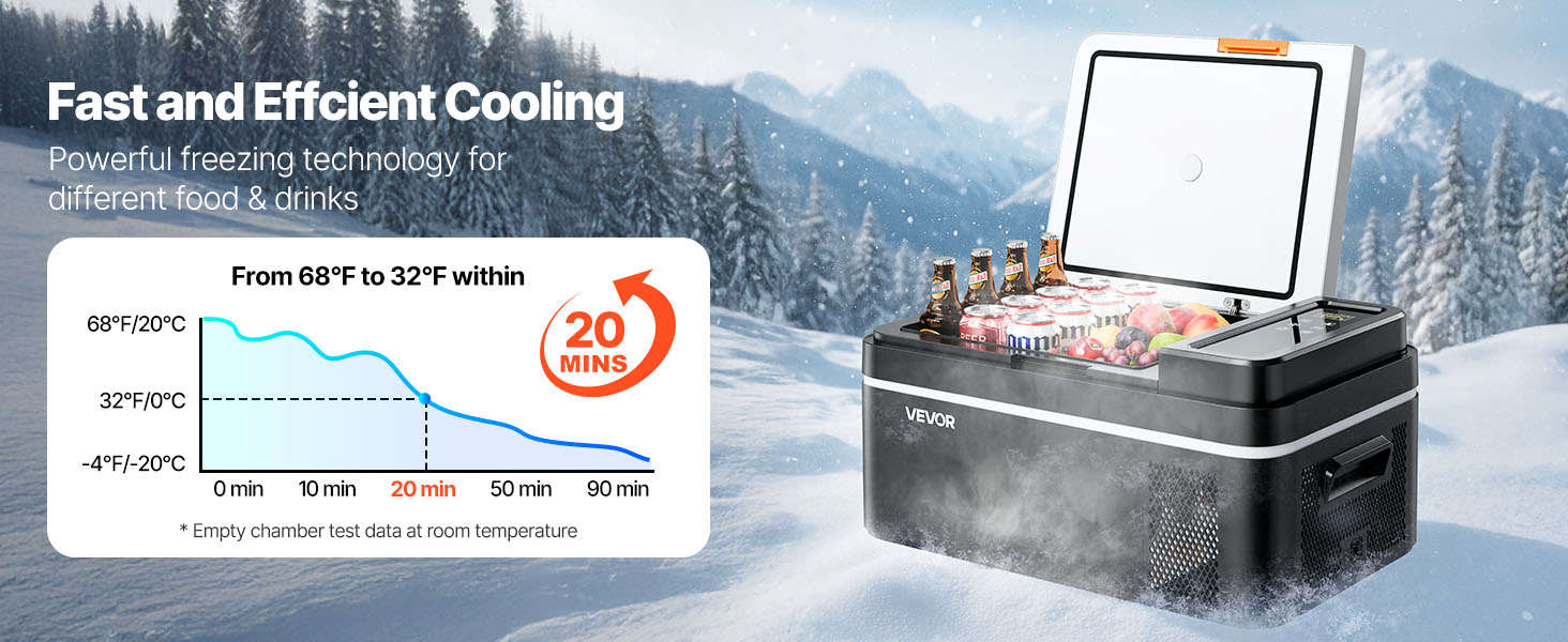 20L Portable Compressor Cooler with App Control-spain