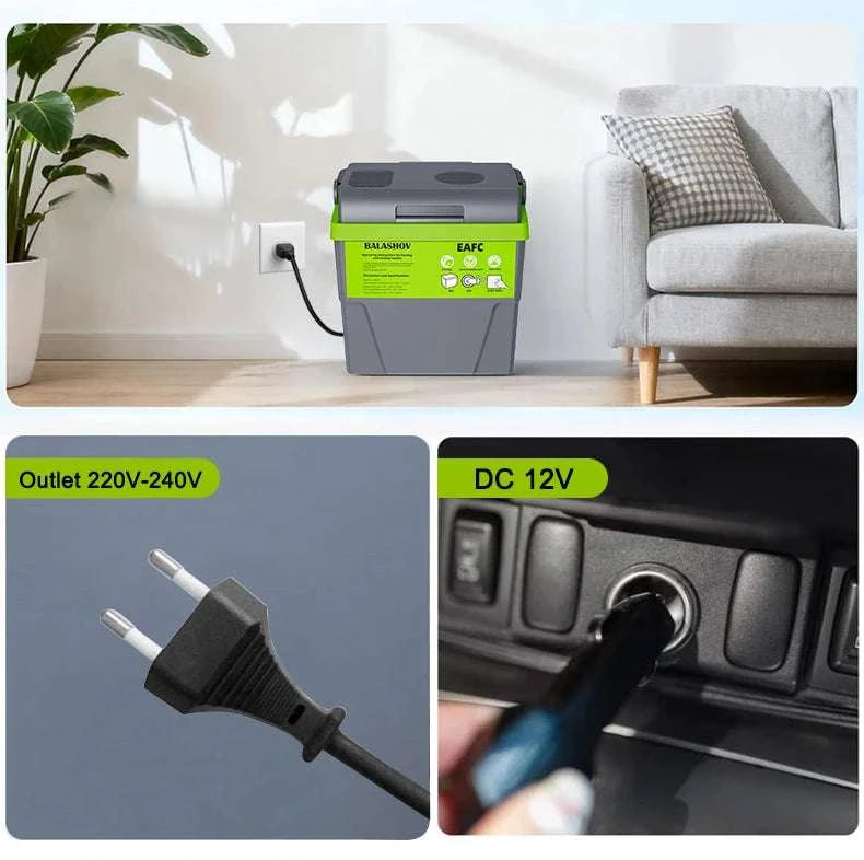 20L Portable Mini Fridge Cooler & Warmer for Car, Home, Travel-Home or Car / UK
