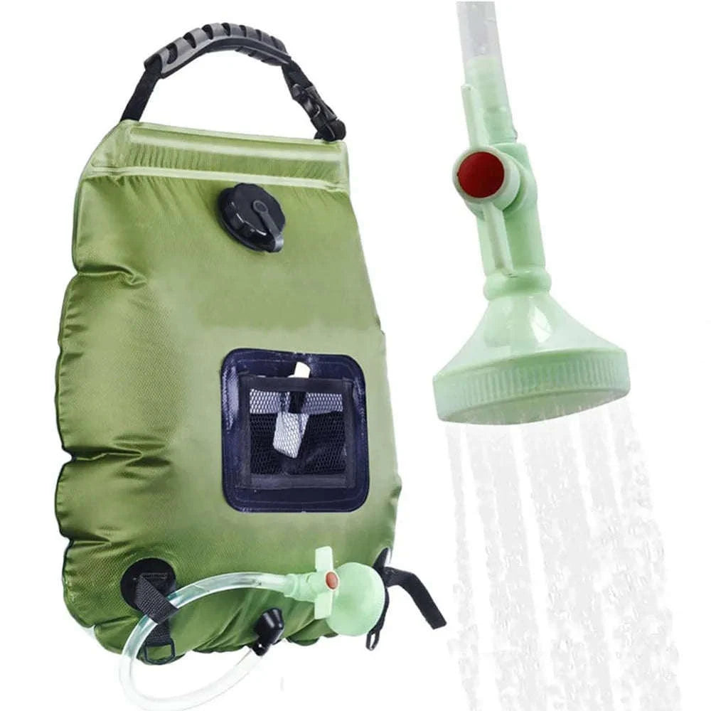 20L Solar Shower Bag with Shower Head for Camping-Simple style