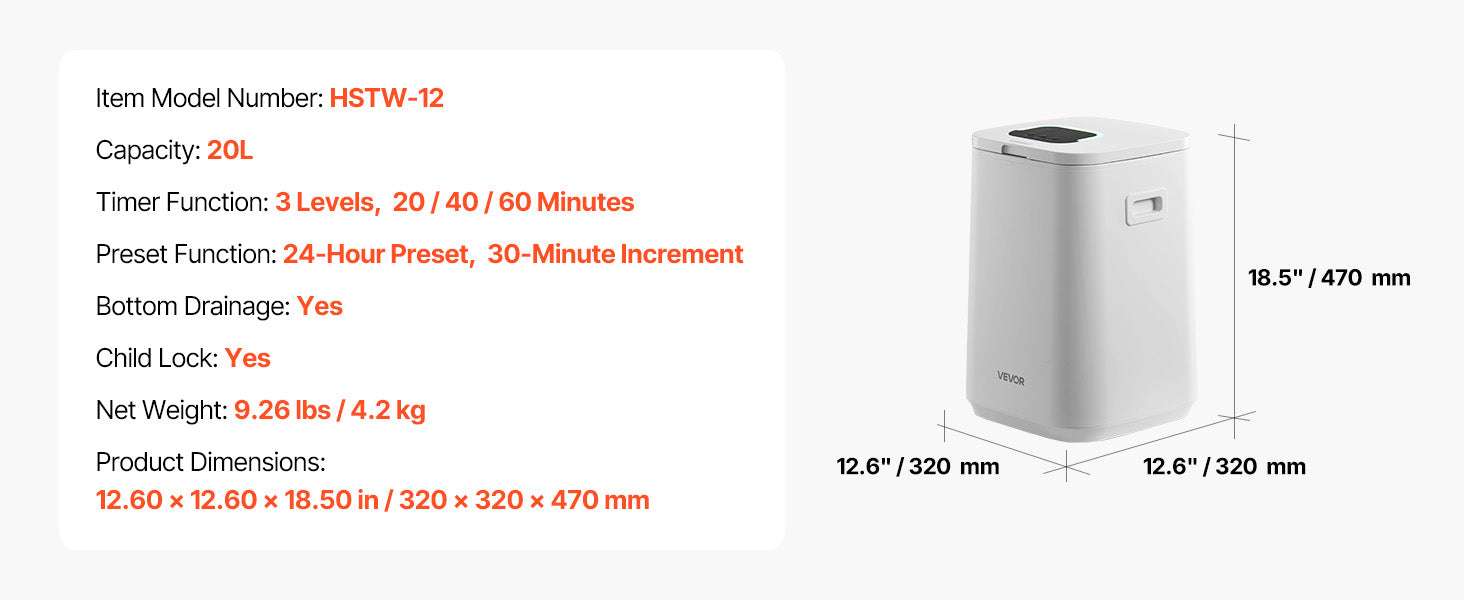 20L Towel Warmer Bucket with Timer, Lock & LED for Spa Comfort-White 20L / france