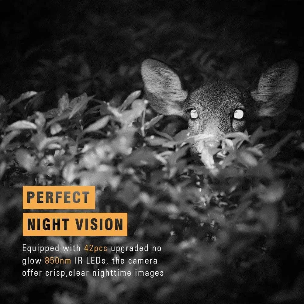 20MP 1080P Trail Camera with Night Vision and IP66 Waterproof-Default Title