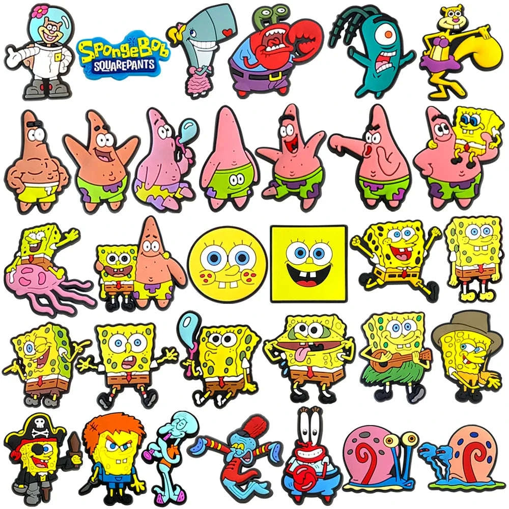 20pcs SpongeBob Shoe Charms Set-20PCS