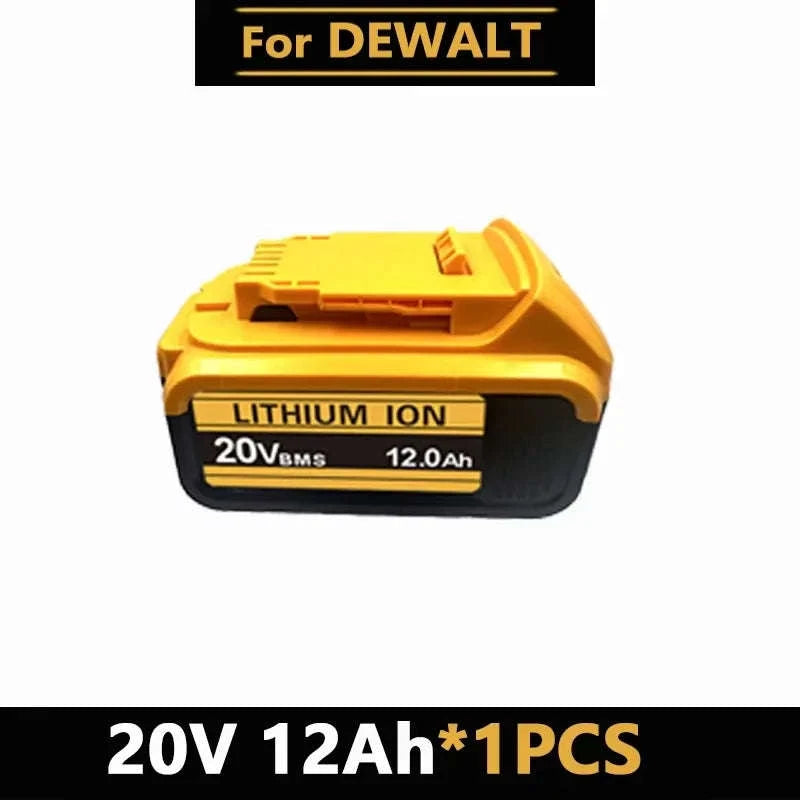 20V 12.0Ah Li-Ion Power Tool Battery Replacement-Champagne / United States