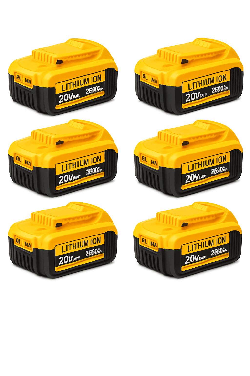 20V 12.0Ah MAX Li-Ion Power Tool Battery Replacement-Champagne / United States