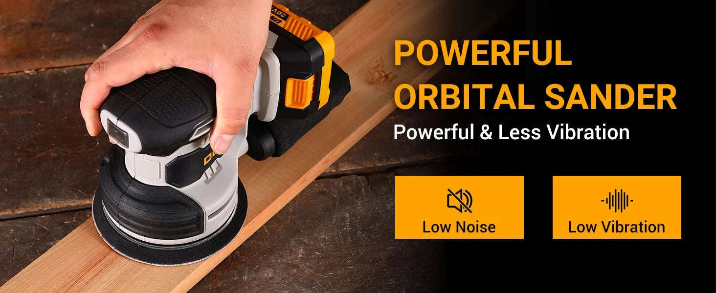 20V Cordless Orbital Sander 125 mm-One Battery / spain