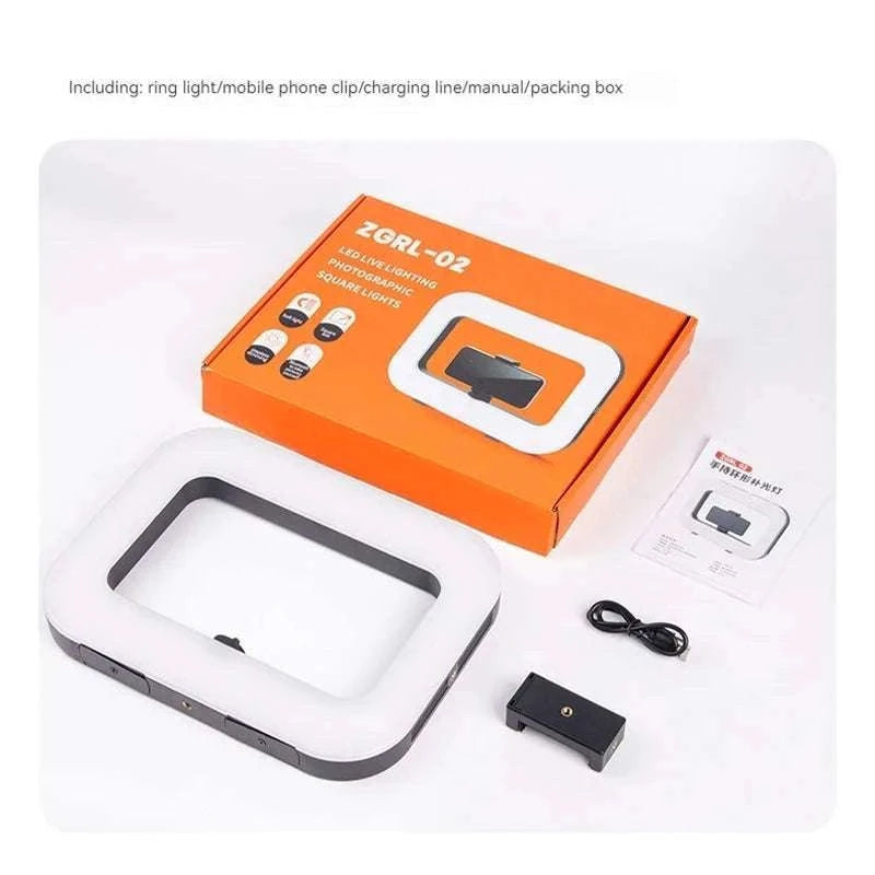 20W LED Ring Fill Light with Adjustable Color & Battery Power-ZGRL02