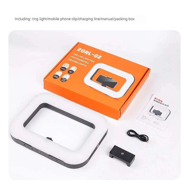 20W LED Ring Fill Light with Adjustable Color & Battery Power-ZGRL02