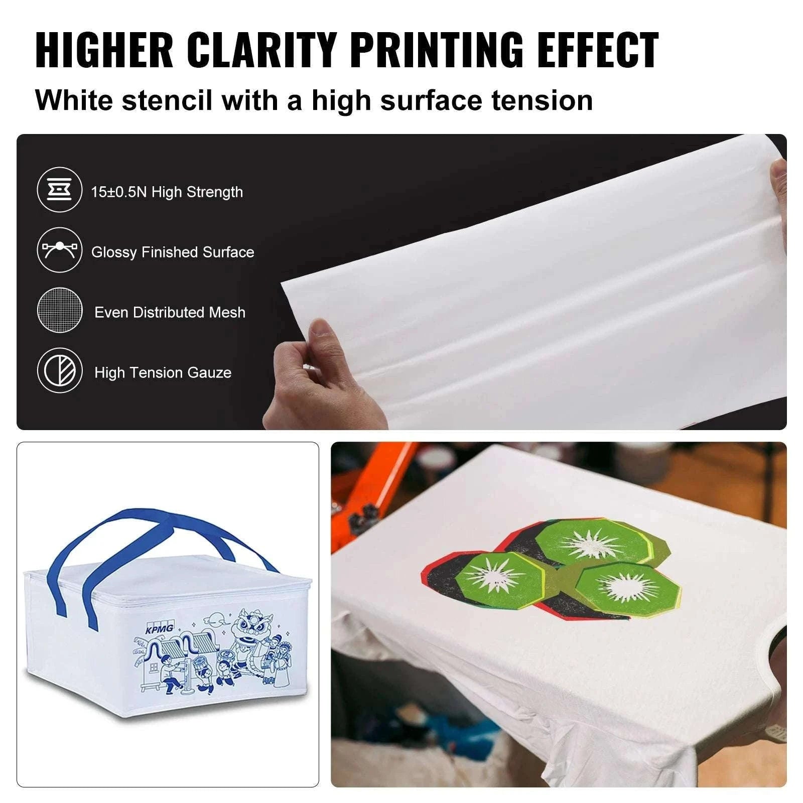 20x24 Inch Aluminum Screen Printing Frame with 305 Mesh Nylon-6 PCS 160 Mesh / United States