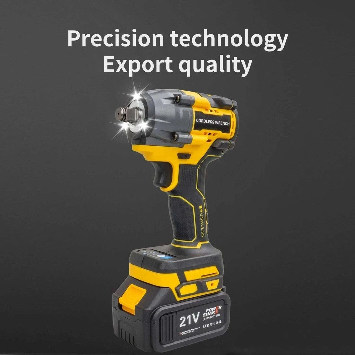21V Brushless Cordless Impact Wrench 480Nm 2-in-1 Drill Driver Kit-Blue TypeA / france / EU