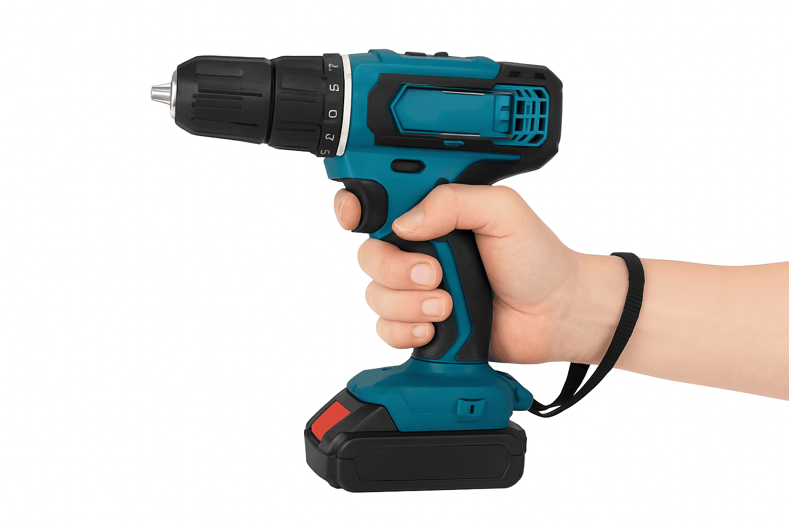 21V Cordless Impact Drill Screwdriver with Brushless Motor-2 Battery / spain