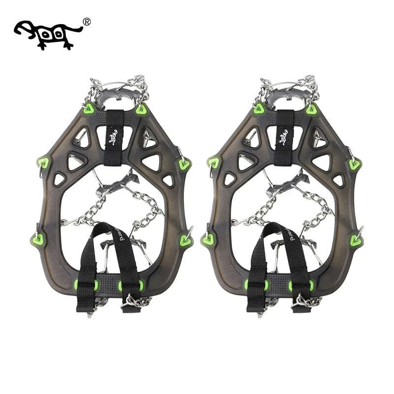 22-Tooth Ice Gripper Crampons for Hiking and Snow Walking-XB-22-L