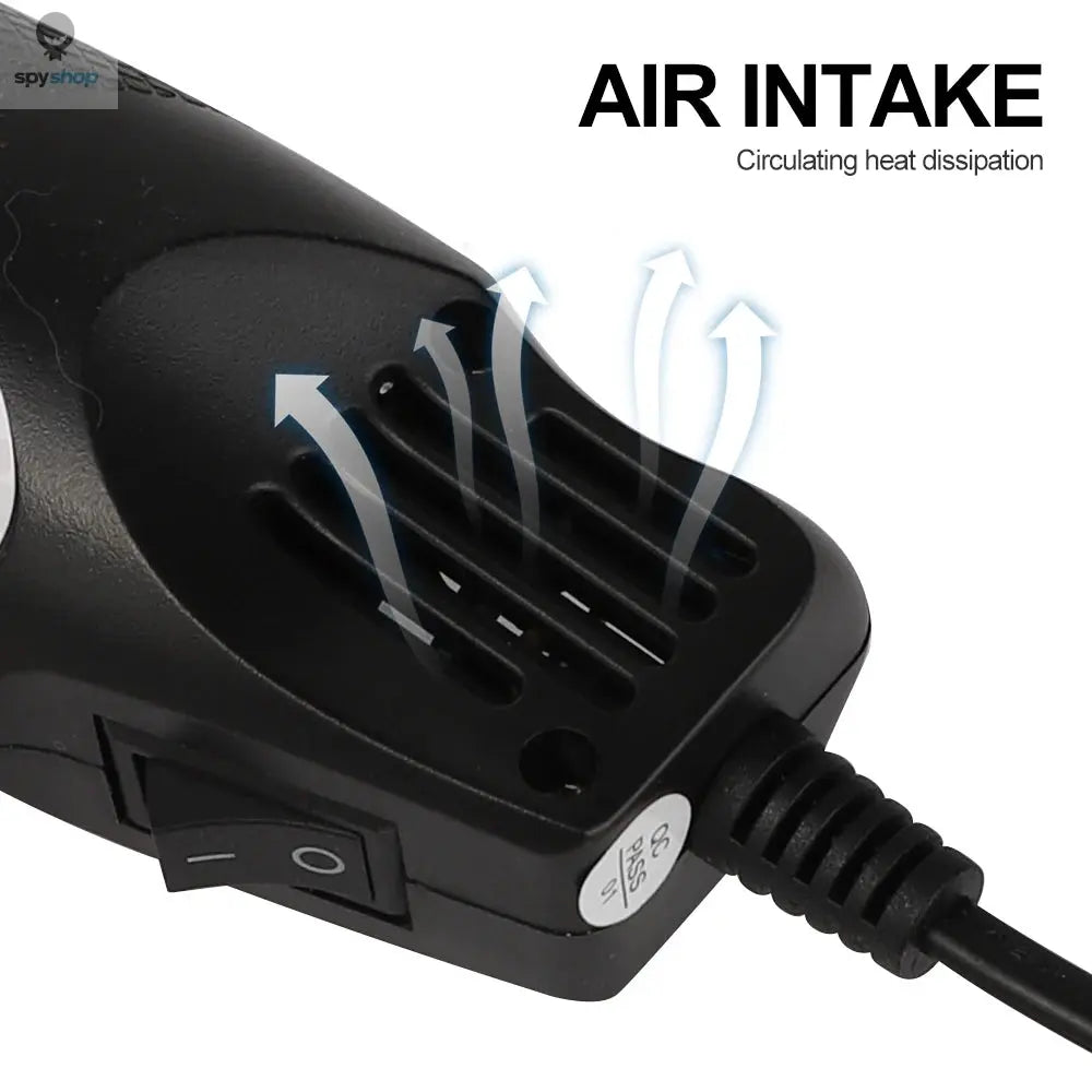 220/110V Hot Air Gun DIY Tool Heat Electric Power Tool Mini Soldering Temperature Crafts Blower with Supporting Seat Shrink